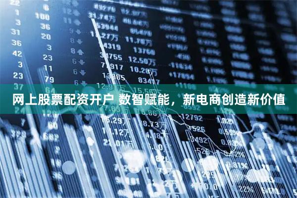 网上股票配资开户 数智赋能，新电商创造新价值